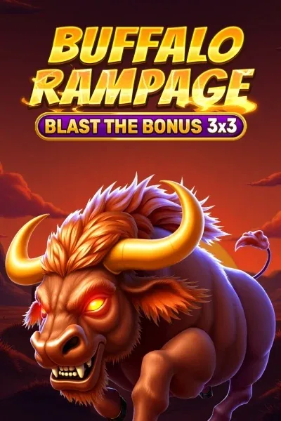 Spiel Buffalo Rampage - Blast The Bonus 3x3 · VegasHero Casino AT